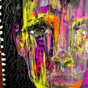 Hand painted art piece